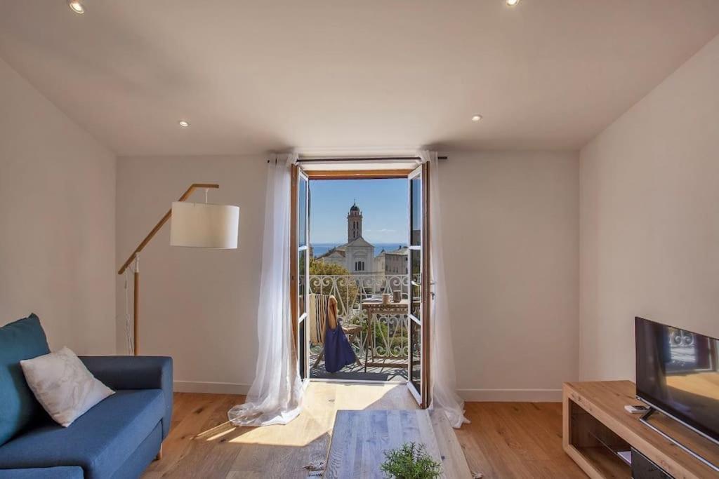 Pepites Bastiaises Piazza D'A Appartement Roof Top Vue Mer Bastia  Esterno foto