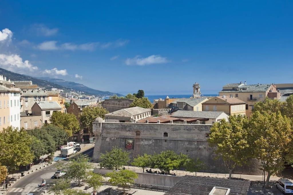 Pepites Bastiaises Piazza D'A Appartement Roof Top Vue Mer Bastia  Esterno foto